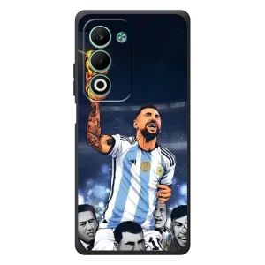 Чохли для OPPO A5 (Leo чемпіон) (AlphaPrint) (Мессі з кубком)