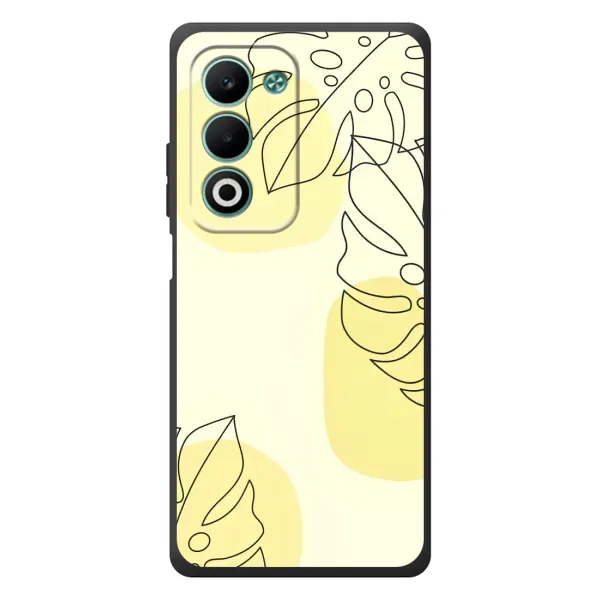 Чехол с принтом «Желтая монстера арт» для OPPO A5