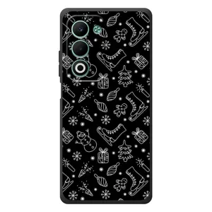 Чохол з принтом «Новорічний фон» для OPPO A5