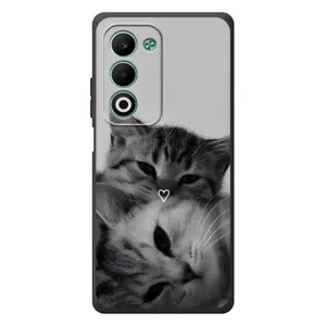 Чохол з принтом «Пара котів» для OPPO A5