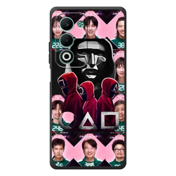 Чохол з принтом «Учасники Гра кальмара» для OPPO A5 Чохол з принтом «Учасники Гра кальмара» для OPPO A5