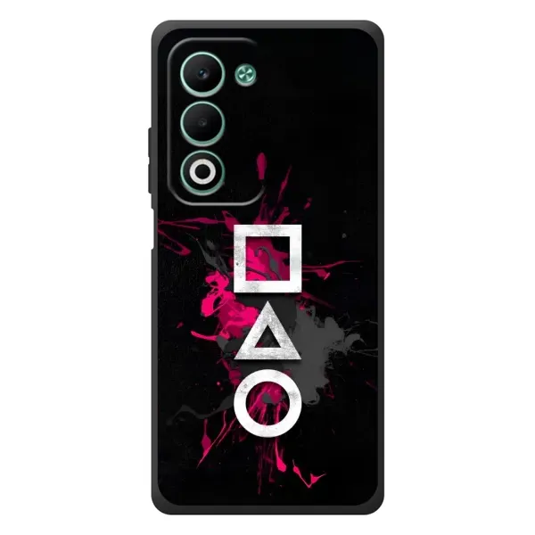 Чохол з принтом «Символи Гра кальмара» для OPPO A5 Чохол з принтом «Символи Гра кальмара» для OPPO A5