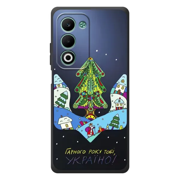 Чохол з принтом «Різдвяний герб» для OPPO A5