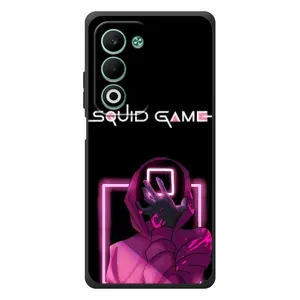 Чохол Гра в кальмара для OPPO A5 (Неоновий охоронець гри)