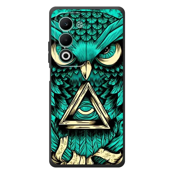 Чохол з принтом «Сова з оком» для OPPO A5