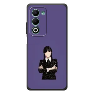 Чохли Венсдей на OPPO A5 Уенсдей (AlphaPrint) (Венздей у чорному)