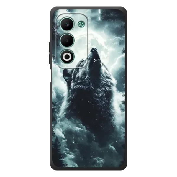 Чохол з принтом «Вовк у хмарах» для OPPO A5 Чохол з принтом «Вовк у хмарах» для OPPO A5