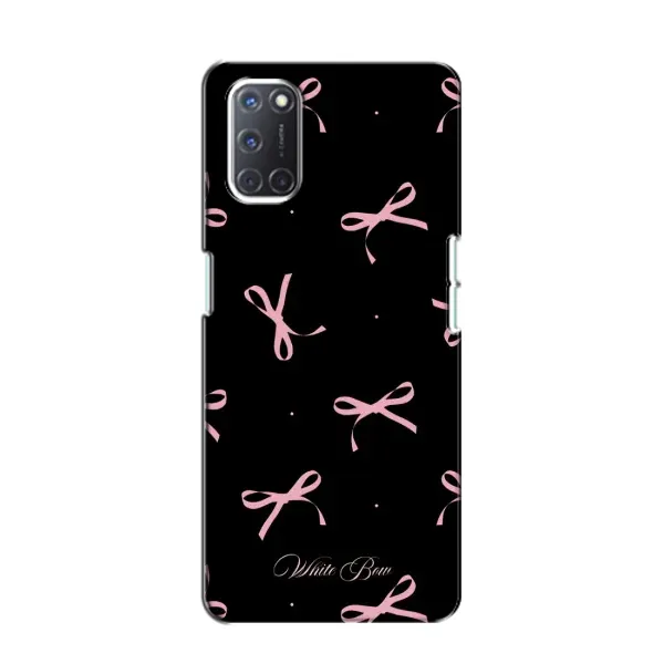 Чехол с принтом «Банты на черном» для OPPO A52