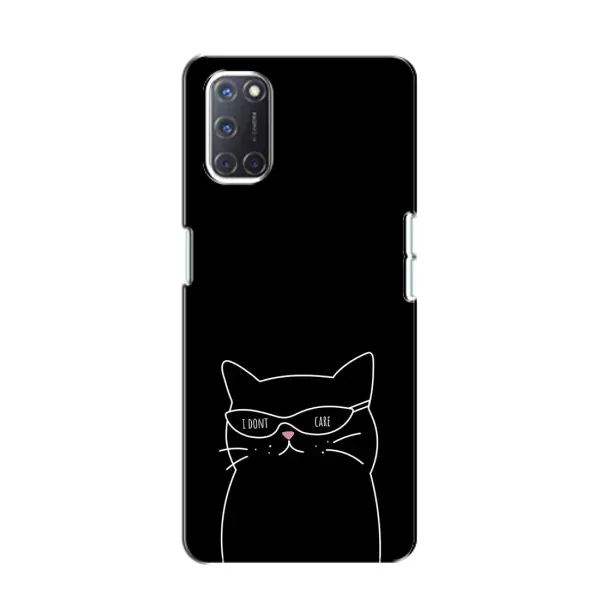 Чехол с принтом «Равнодушный кот» для OPPO A52