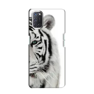 Чехлы с картинками животных Oppo A52 (Белый Тигр)