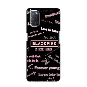 Чехол с музыкальной группой для Oppo A52 (BLACKPINK)
