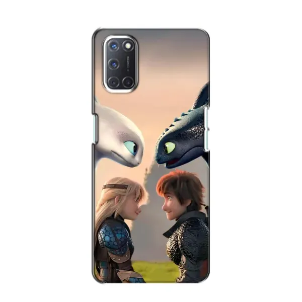 Чохол з принтом «Гикавка і Астрід» для OPPO A52