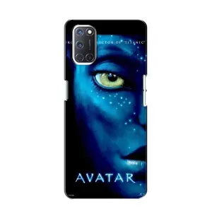 Чехлы с фильма АВАТАР для Oppo A52 (AlphaPrint) (глаз Аватара)
