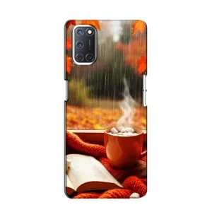 Чехол с принтом «Кофе и дождь» для OPPO A52