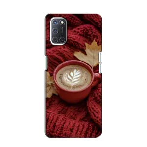Чехол с принтом «Кофе на пледе» для OPPO A52