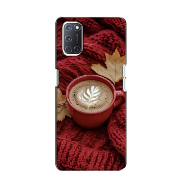 Чехол с принтом «Кофе на пледе» для OPPO A52 Чехол с принтом «Кофе на пледе» для OPPO A52