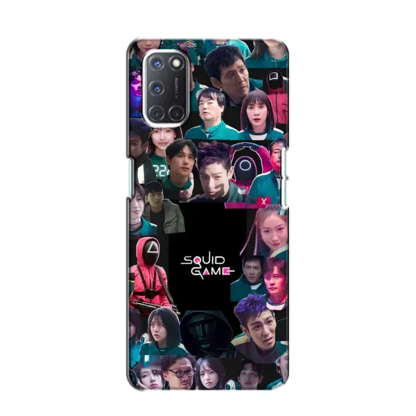 Чохол з принтом «Колаж Гра кальмара» для OPPO A52 Чохол з принтом «Колаж Гра кальмара» для OPPO A52