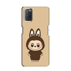 Чехол с Лабубу на Oppo A52 (Bored Ape в красном)