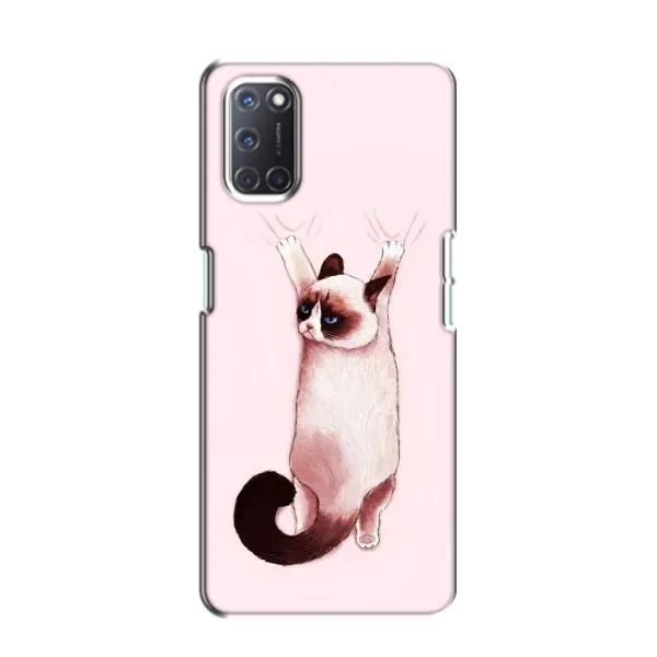 Чехол с принтом «Котик падает» для OPPO A52
