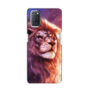 Чехол со Львом для Oppo A52 (VPrint) (Красочный Лев)