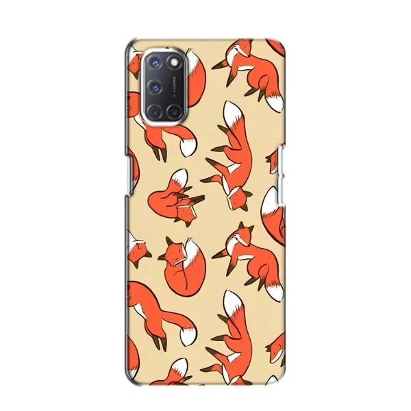 Чехол с принтом «Лисички» для OPPO A52