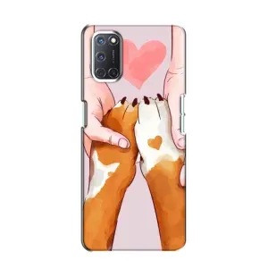 Чехлы с собаками для Oppo A52 (VPrint) (Любовь к собакам)