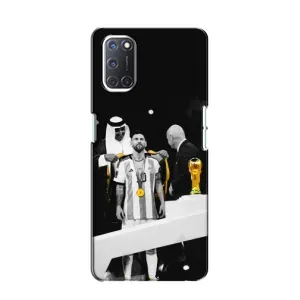Чехлы для Oppo A52 (Leo чемпион) (AlphaPrint) (Месси в накидке)