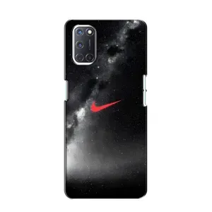 Чехол для Oppo A52 - с принтом Найк (AlphaPrint) (Найк красный)