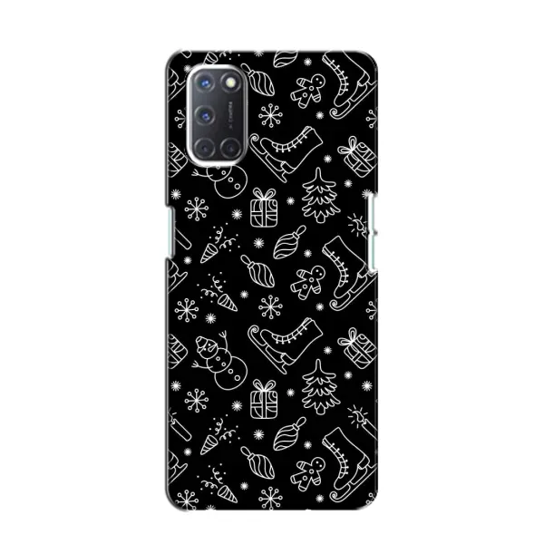 Чехол с принтом «Новогодний фон» для OPPO A52 Чехол с принтом «Новогодний фон» для OPPO A52
