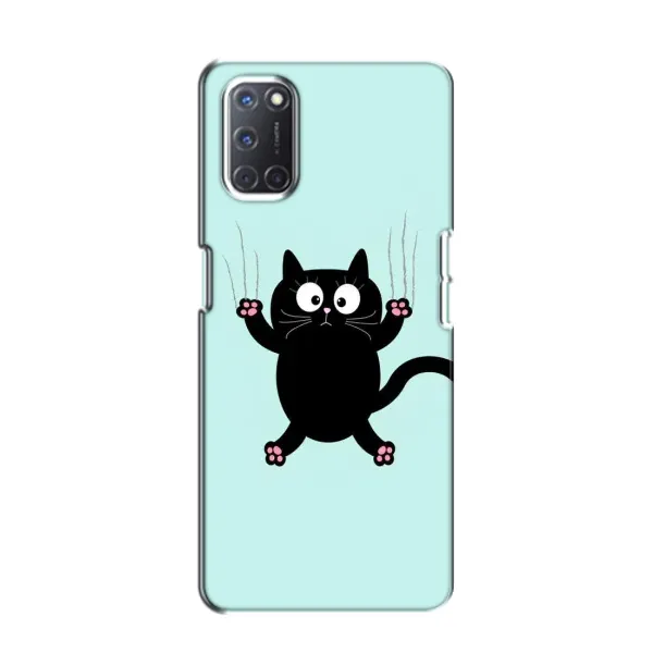 Чехол с принтом «Падающий кот» для OPPO A52