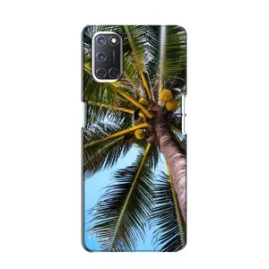 Силиконовый чехол с КАРТИНКАМИ лето для Oppo A52 (AlphaPrint) (Пальма)