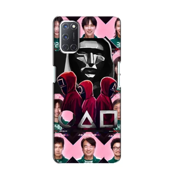 Чохол з принтом «Учасники Гра кальмара» для OPPO A52 Чохол з принтом «Учасники Гра кальмара» для OPPO A52