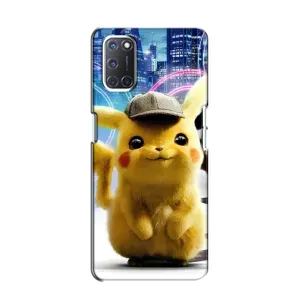Чехол с Пикачу на Oppo A52 (Пикачу в городе)