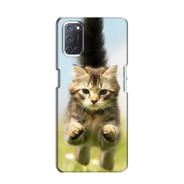 Чехол с принтом «Прыжок кота» для OPPO A52