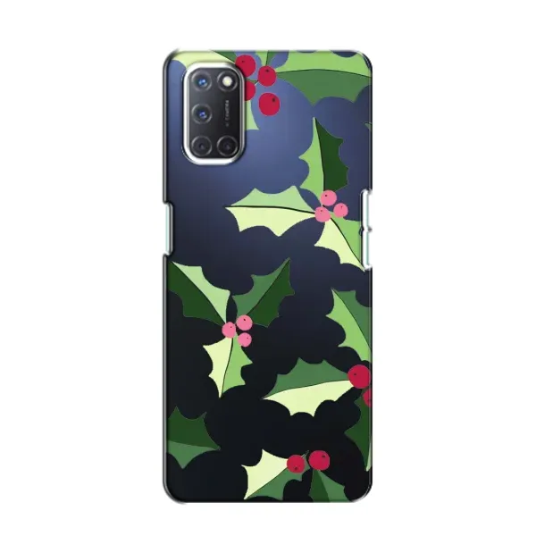 Чохол з принтом «Різдвяний фон» для OPPO A52