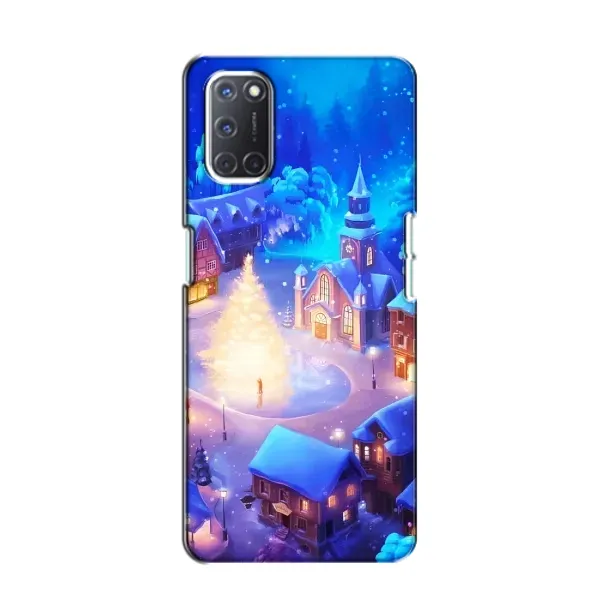 Чехол с принтом «Рождественский город» для OPPO A52 Чехол с принтом «Рождественский город» для OPPO A52