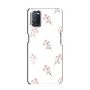 Чохол з квітковим принтом на OPPO A52
