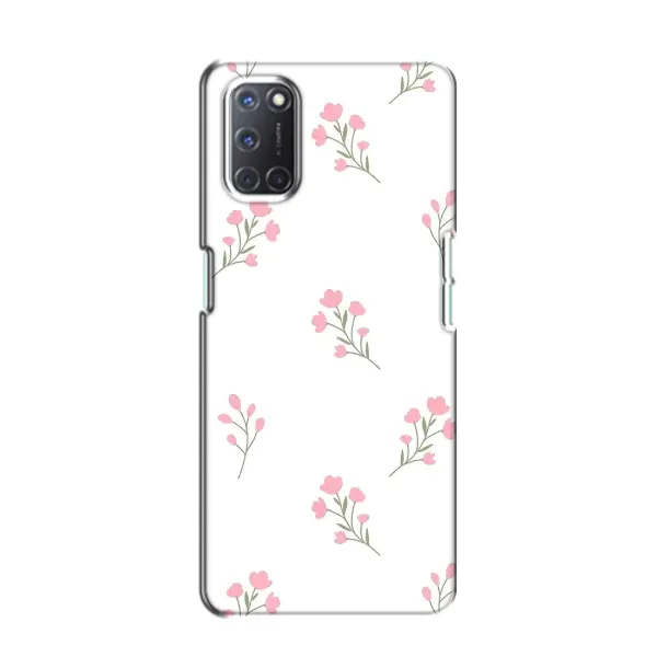 Чехол с принтом «Розовые цветы» для OPPO A52