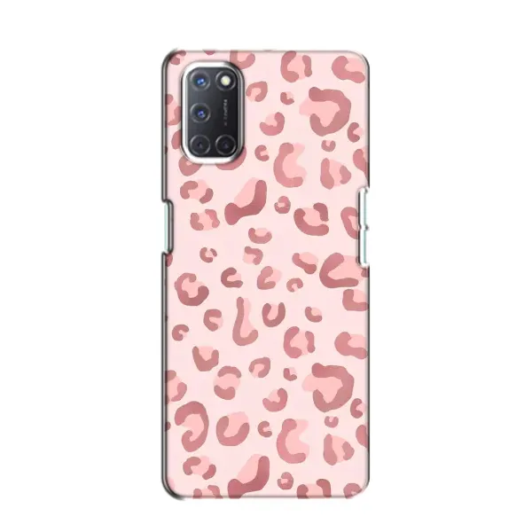 Чехол с принтом «Розовый леопард» для OPPO A52