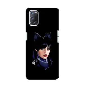 Чохли Венсдей на Oppo A52 Уенсдей (AlphaPrint) (серйозна Венздей)