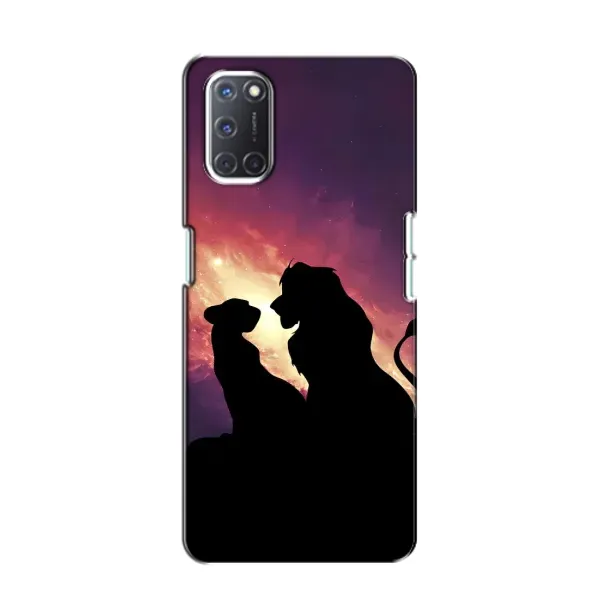 Чохол з принтом «Силует Сімба і Налу» для OPPO A52 Чохол з принтом «Силует Сімба і Налу» для OPPO A52