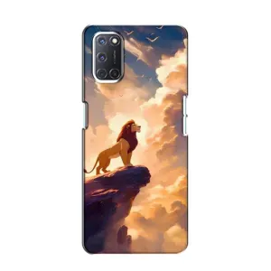 Чохол Король лев на OPPO A52 (Сімба на скелі)