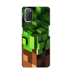 Чехол Майнкрафт на Oppo A52 (AlphaPrint) Minecraft (текстура Майнкрафт)