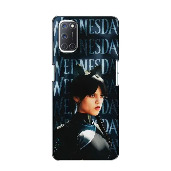 Чехол с принтом «Уэнздей кошка» для OPPO A52