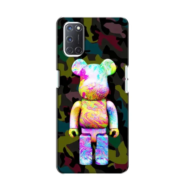 Чехол с принтом «Яркий Bearbrick» для OPPO A52