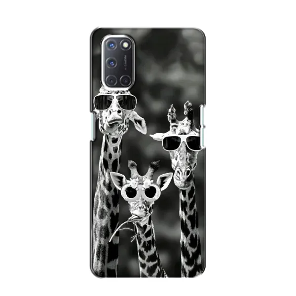 Чехол с принтом «Жирафы в очках» для OPPO A52 Чехол с принтом «Жирафы в очках» для OPPO A52
