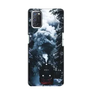 Новогодние, Праздничные Чехлы для Oppo A52 - 2024 год (Зимний поезд)