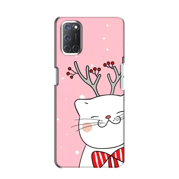 Чехол с принтом «Зимний кот» для OPPO A52