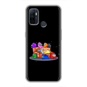 Чехол Амонг Ас для Oppo A53 (AlphaPrint) (Амонг-ас)