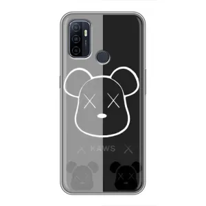 Чехлы для Oppo A53 - Bearbrick Louis Vuitton (PREMIUMPrint) (БеарБрик глаза)